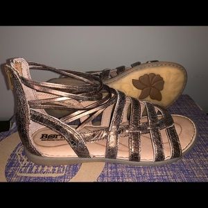 Born Angeles Gladiator Sandal Bronze Size 6